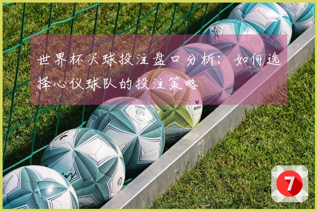 世界杯买球投注盘口分析：如何选择心仪球队的投注策略